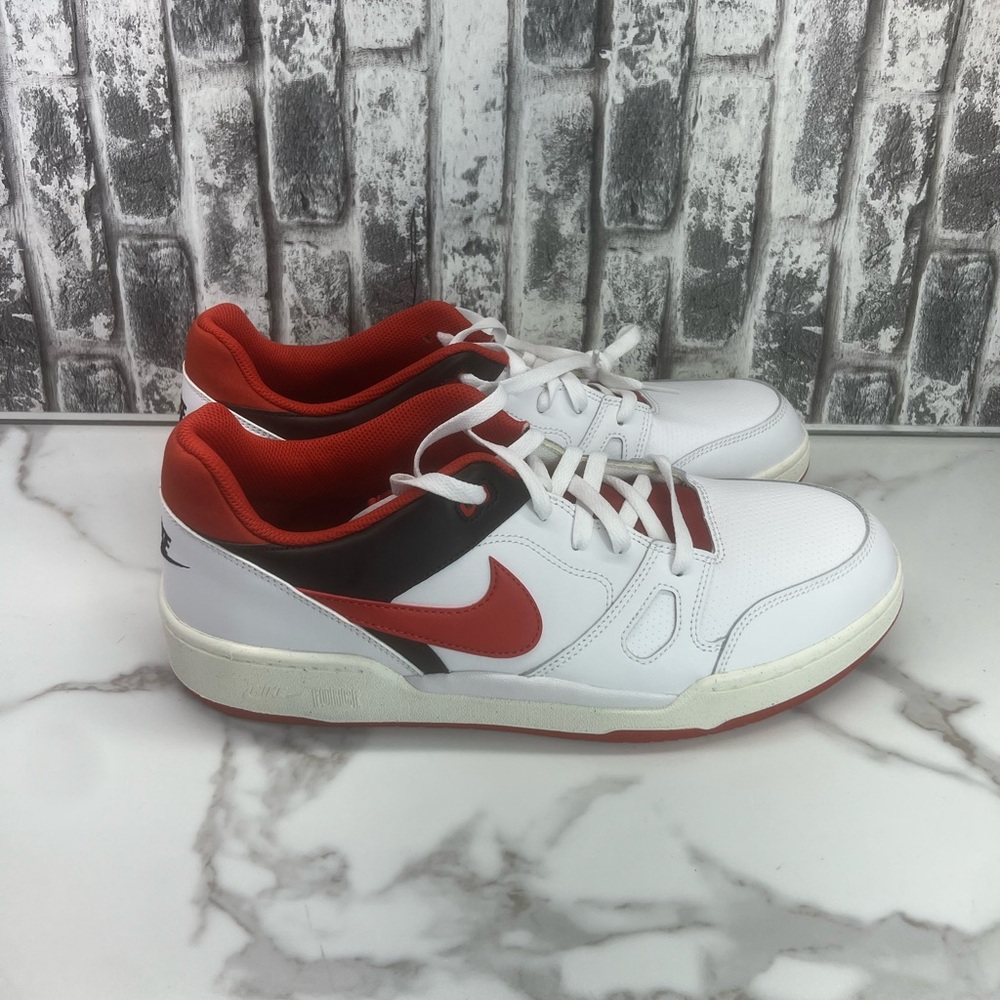 Nike Full Force Low Mystic Red Mens Size 13 Sneakers Excellent Condition